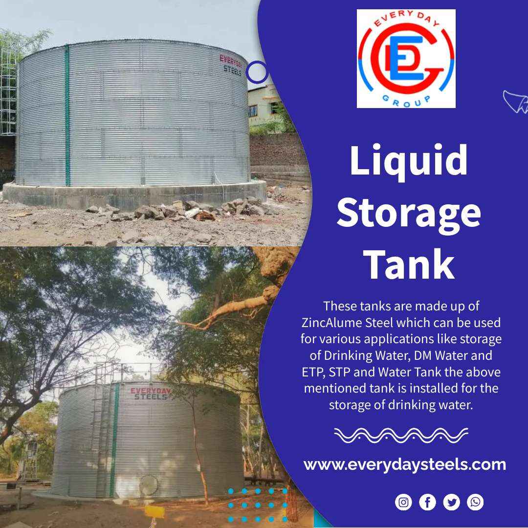 Steel Liquid Storage Tank Made Of ZincAlume